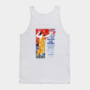 1895 Liege Belgium Choral Music Tank Top